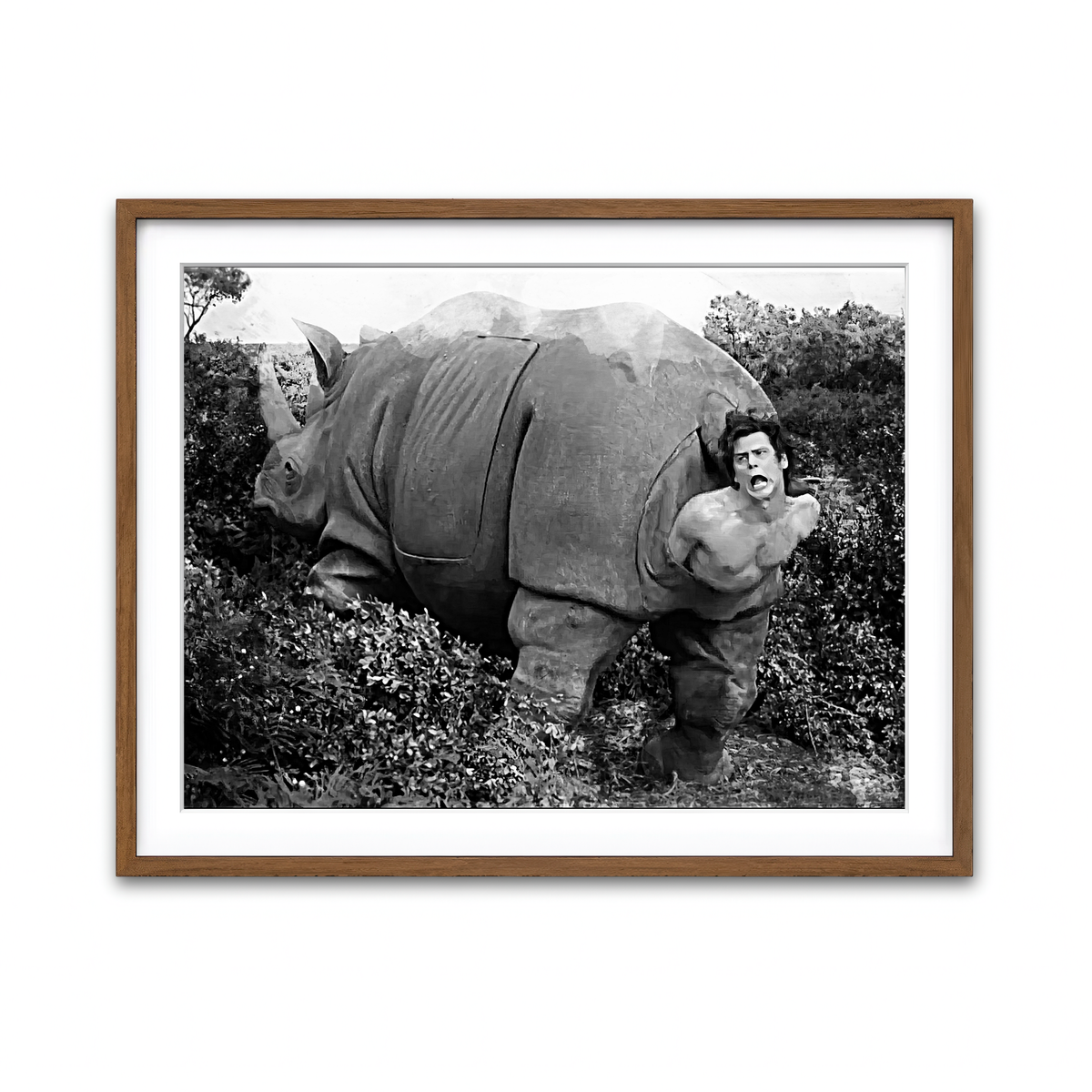 Framed Print 4x3 Walnut