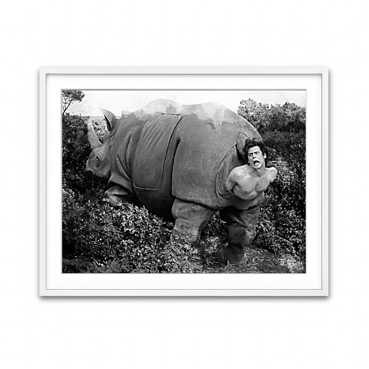 Framed Print 4x3 White