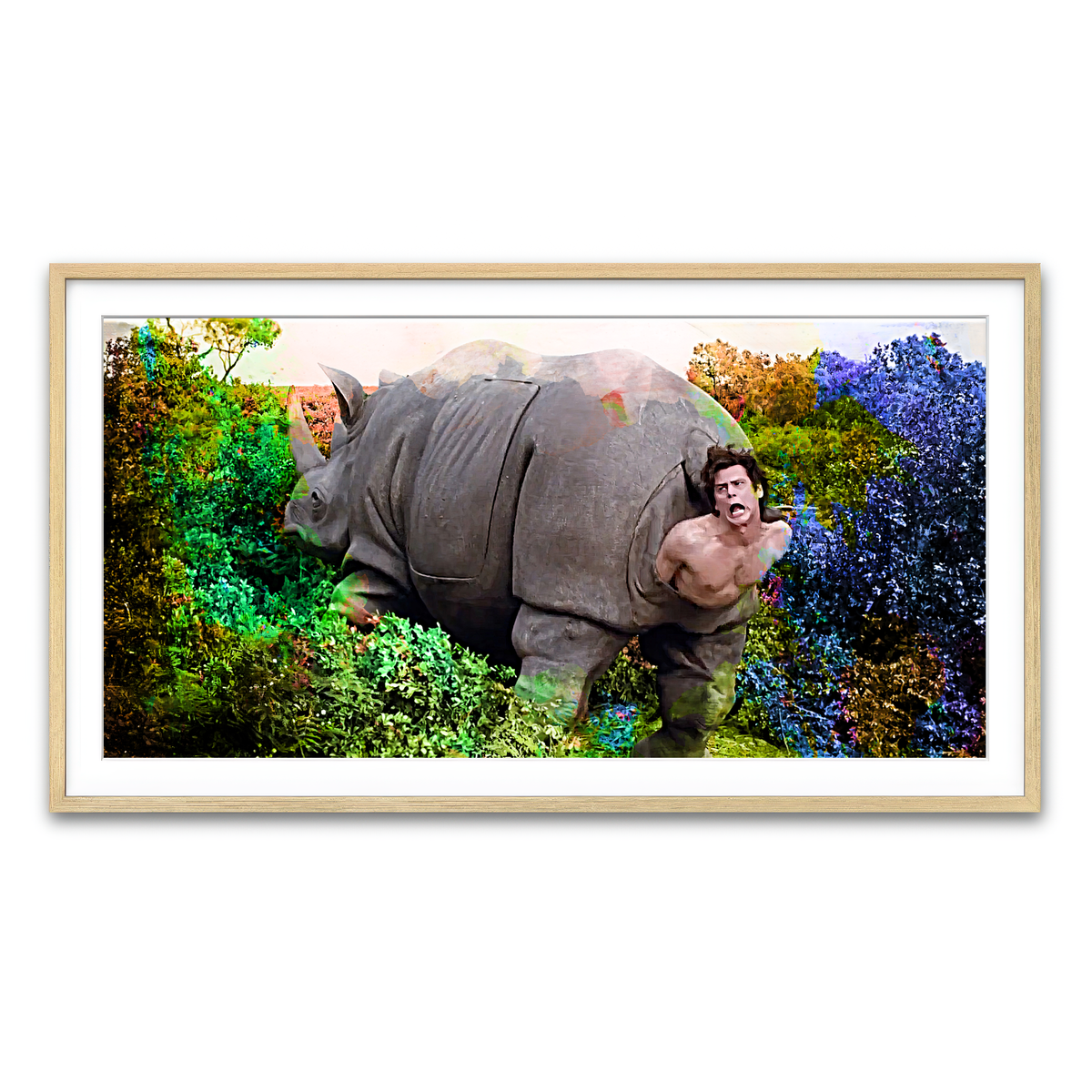 Framed Print 2x1 Natural