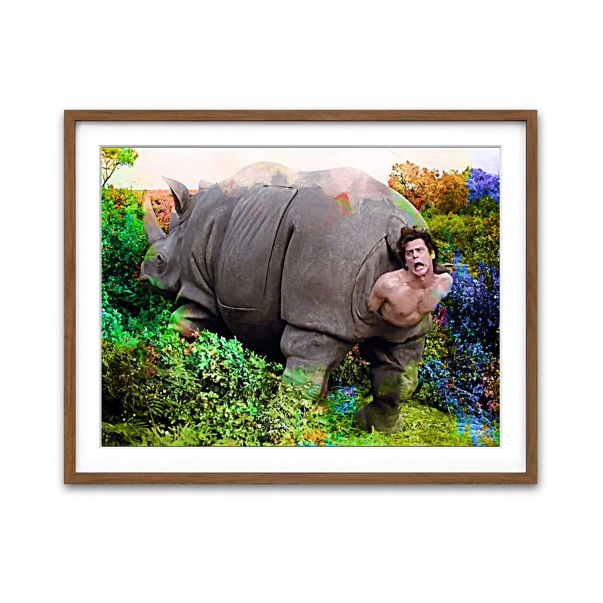 Framed Print 4x3 Walnut