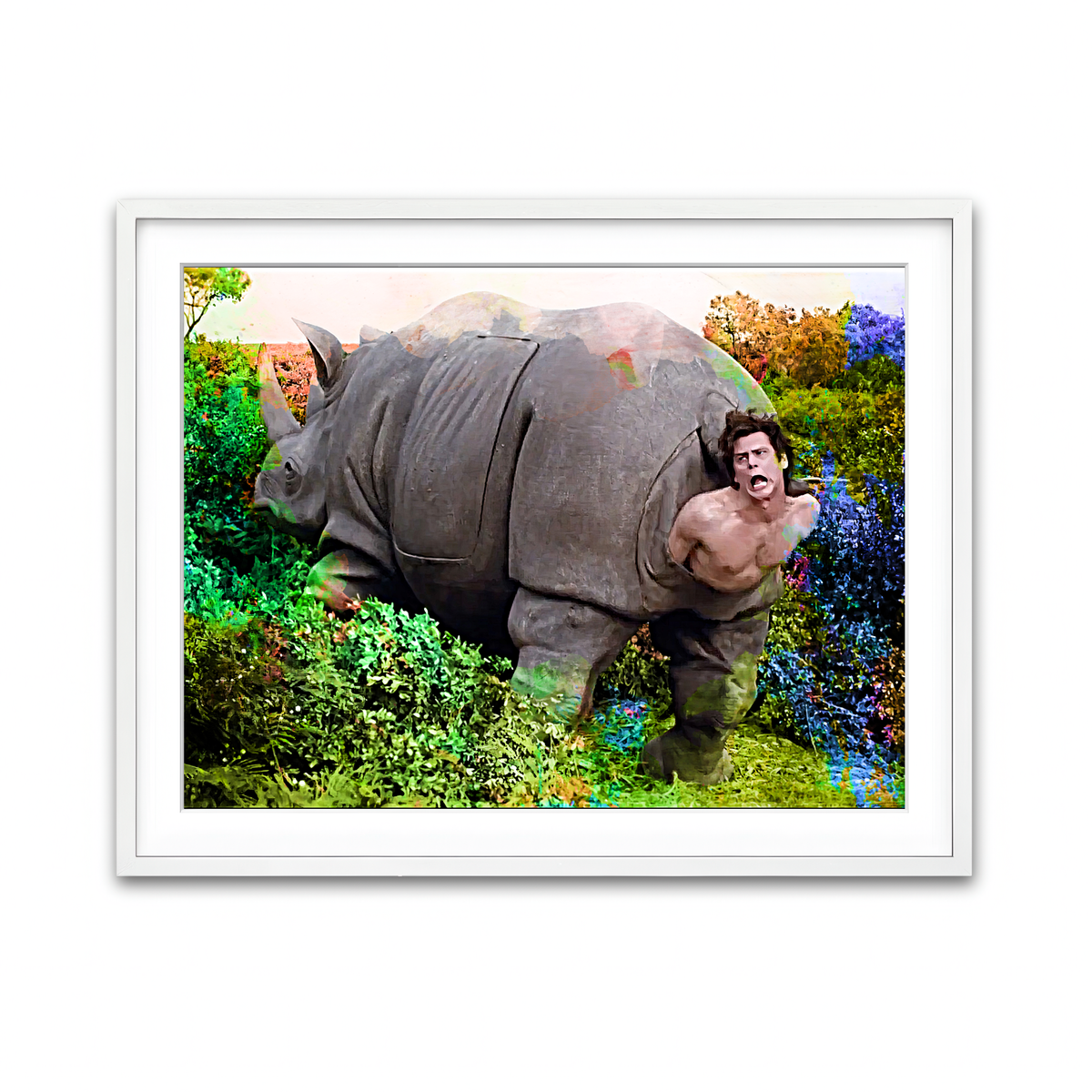 Framed Print 4x3 White