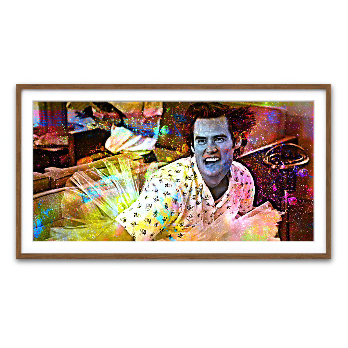 Framed Print 2x1 Walnut