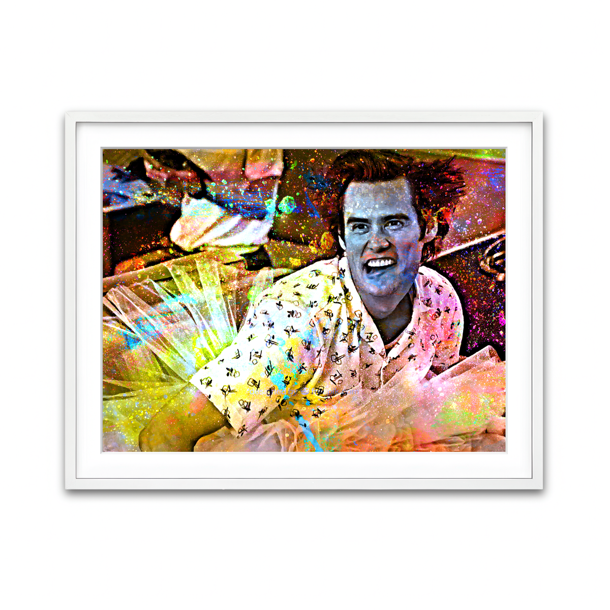 Framed Print 4x3 White