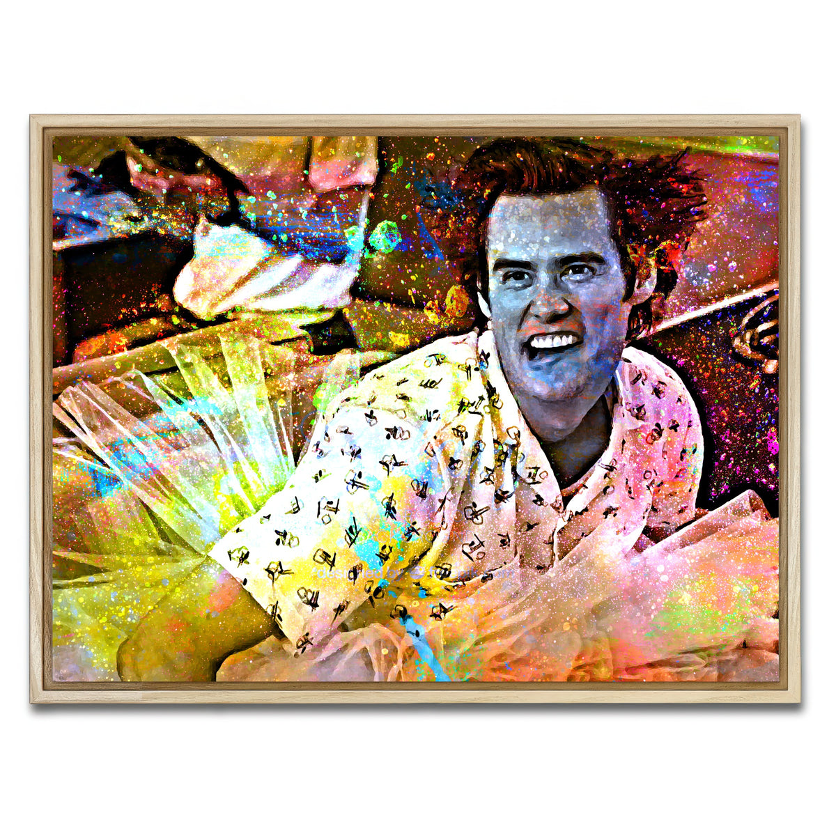 AUTO-MOCKUP WHITE | Ace Ventura | 1 Piece | Natural Framed Canvas | group=4x3