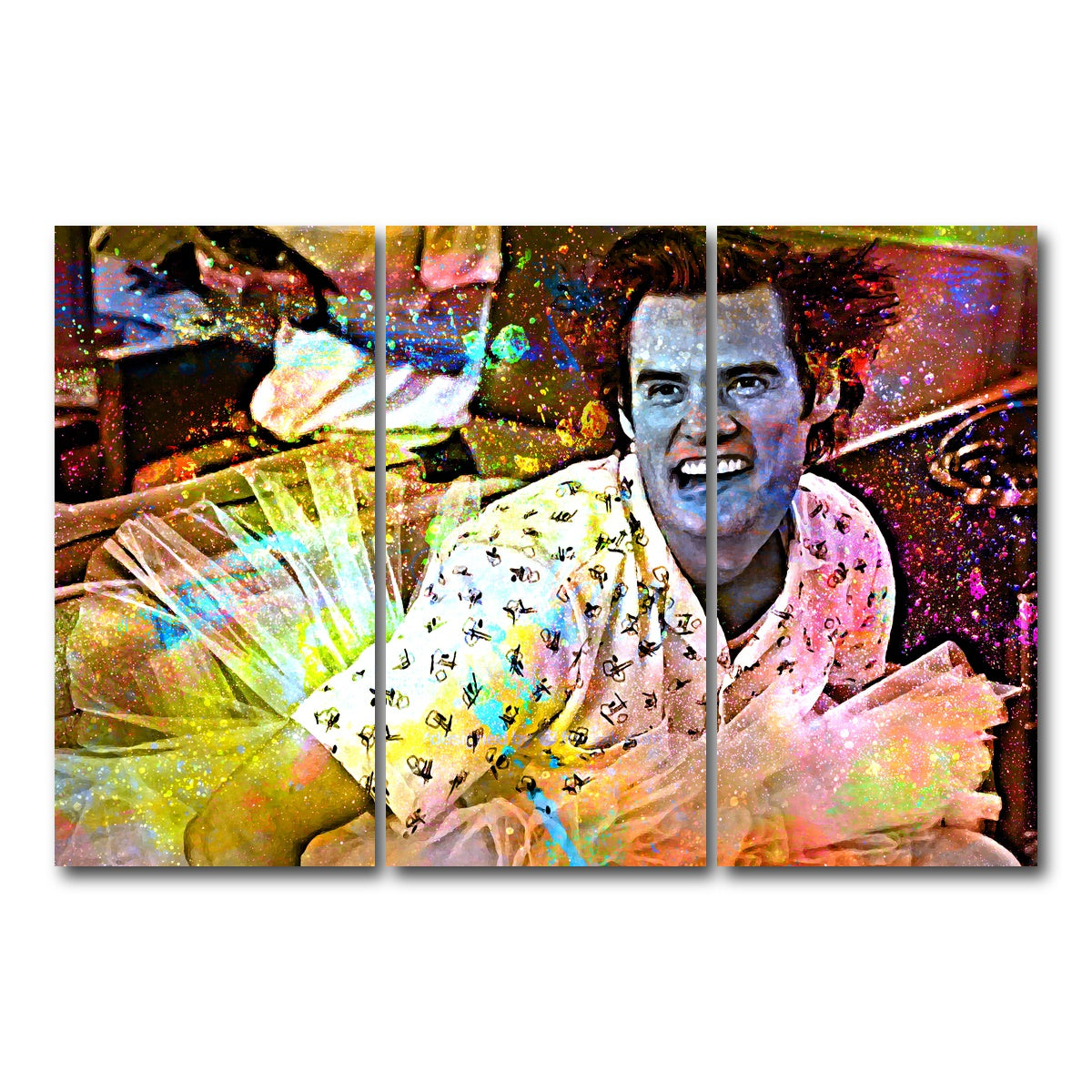 AUTO-MOCKUP WHITE | Ace Ventura | 3 Piece | Gallery Wrap Canvas | group=12x24