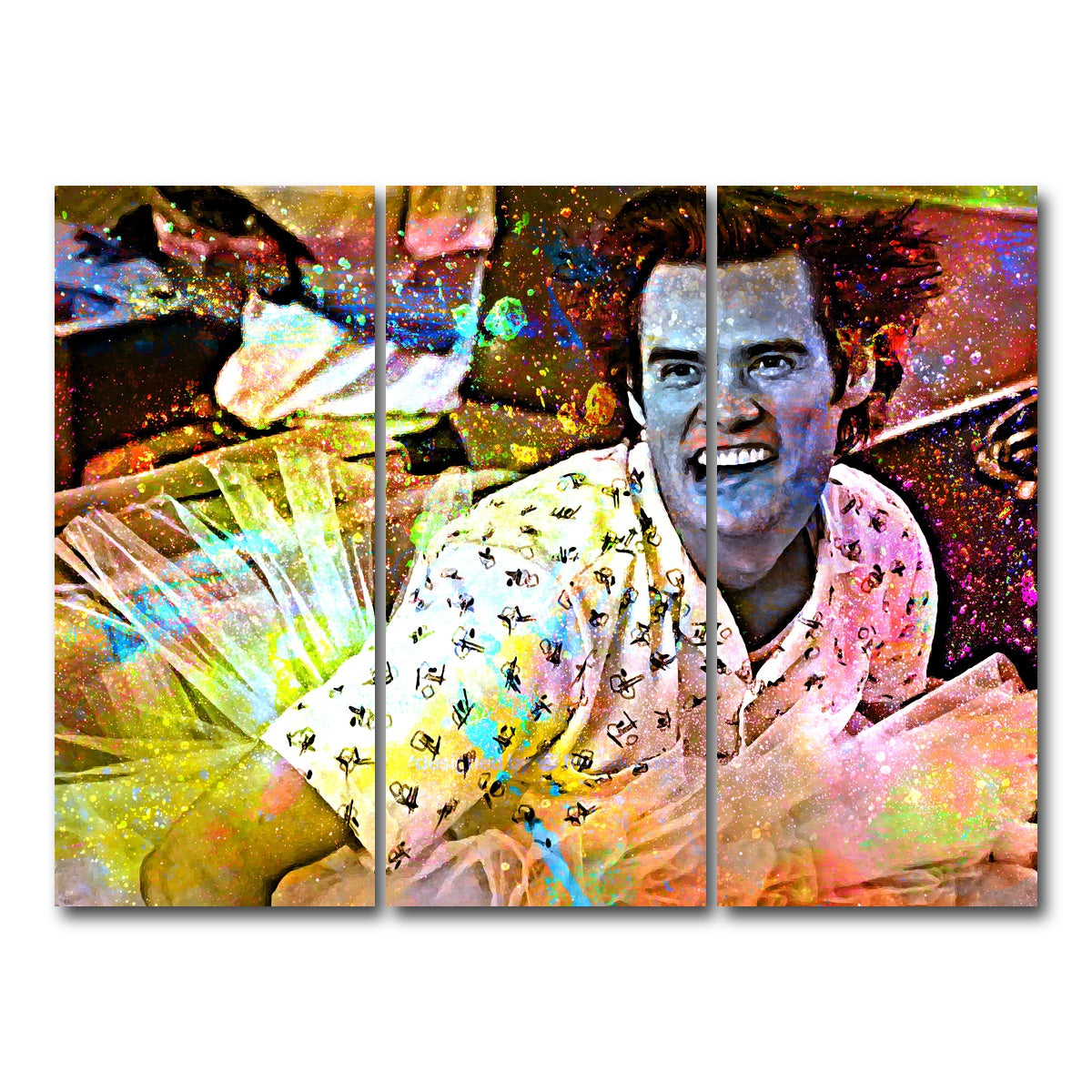 AUTO-MOCKUP WHITE | Ace Ventura | 3 Piece | Gallery Wrap Canvas | group=8x18