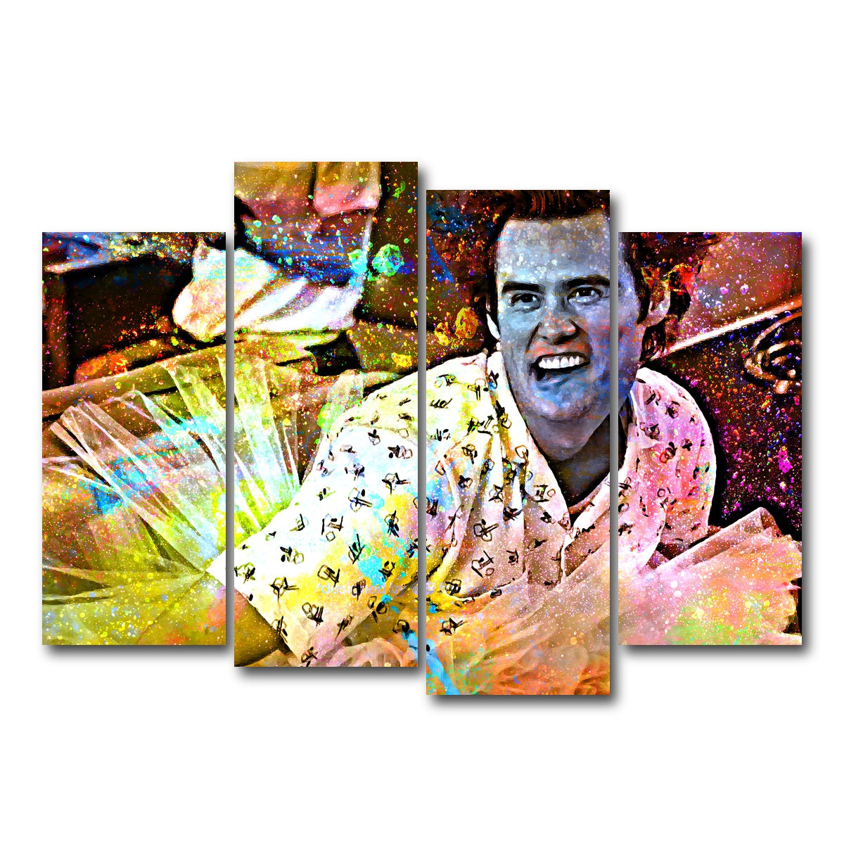 AUTO-MOCKUP WHITE | Ace Ventura | 4 Piece | Gallery Wrap Canvas | group=4_normal