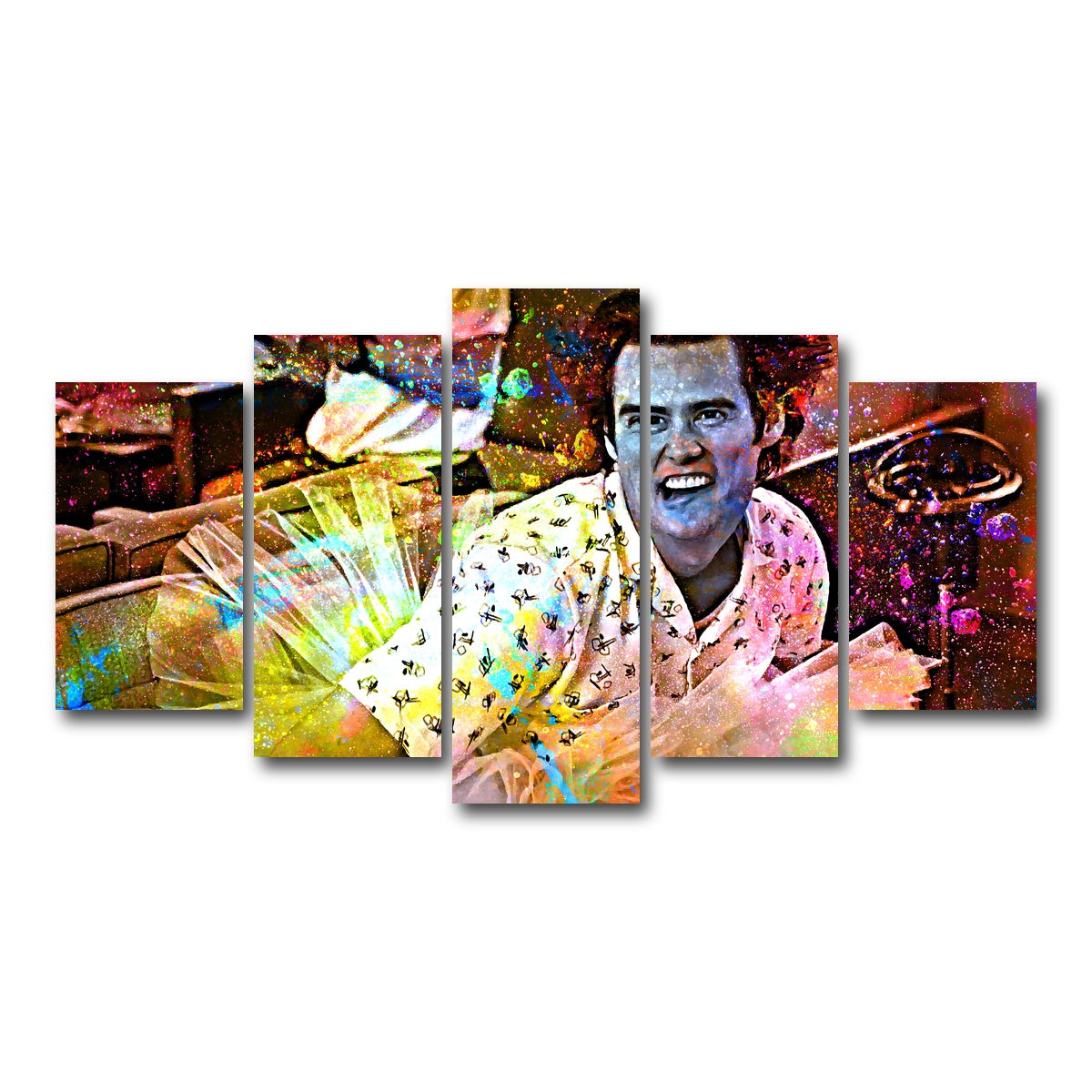 AUTO-MOCKUP WHITE | Ace Ventura | 5 Piece | Gallery Wrap Canvas | group=5_normal