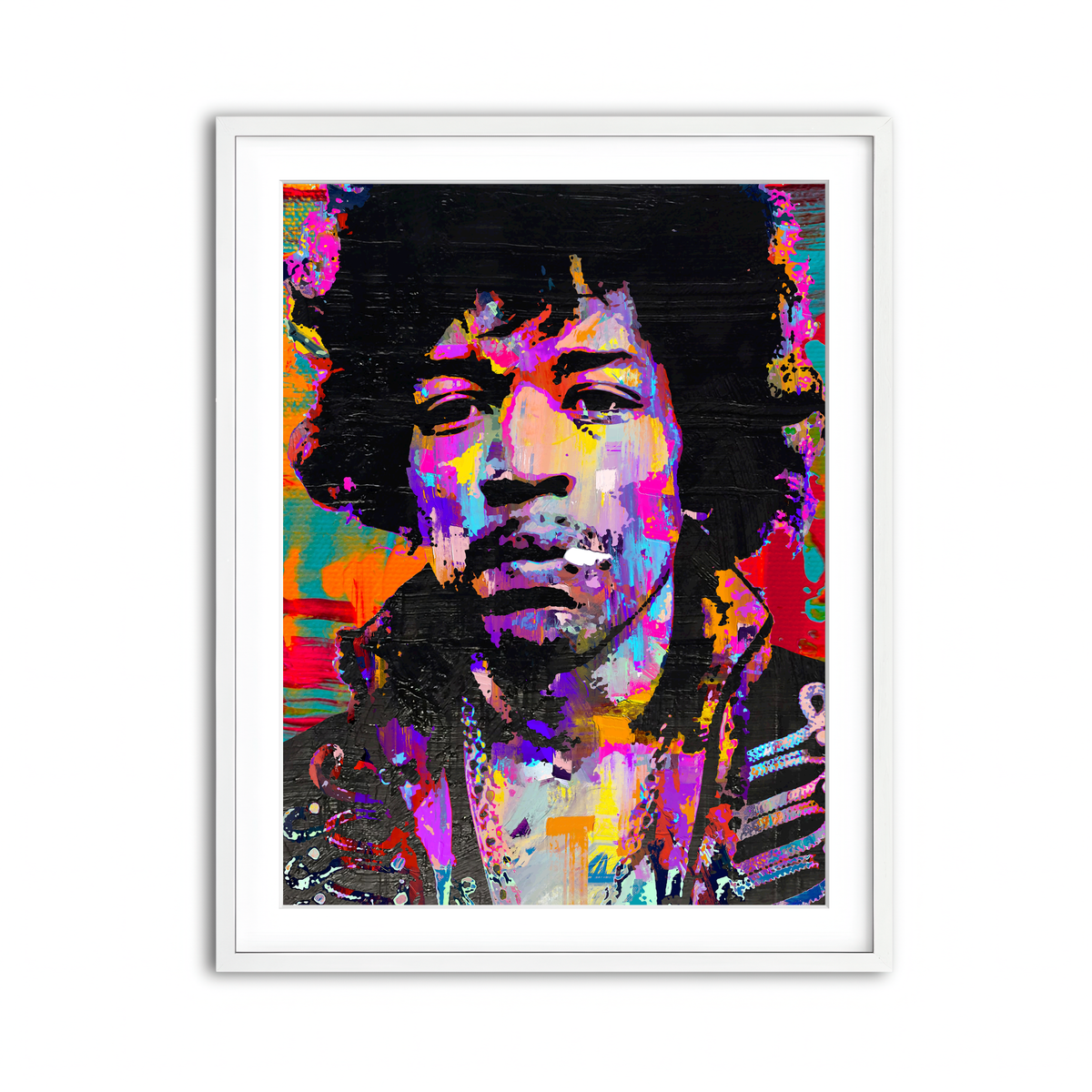 Framed Print 3x4 White