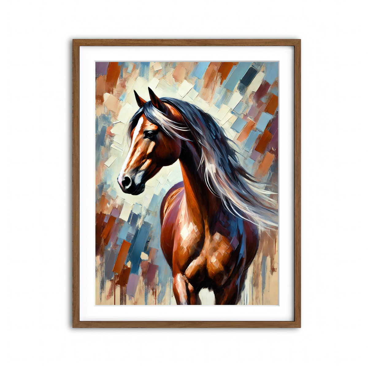 Framed Print 3x4 Walnut