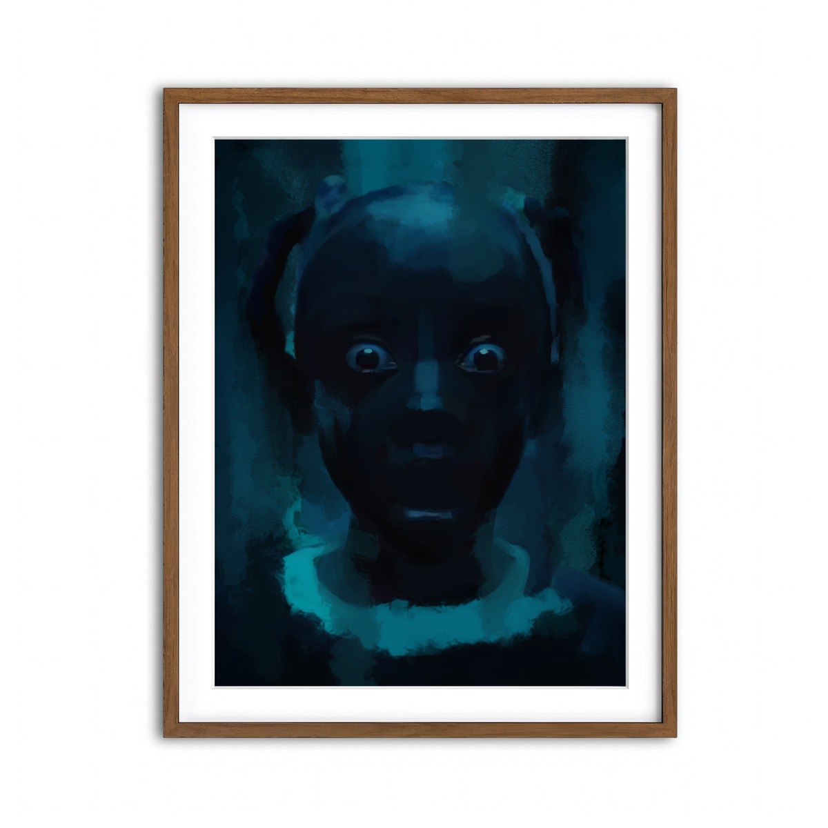 Framed Print 3x4 Walnut