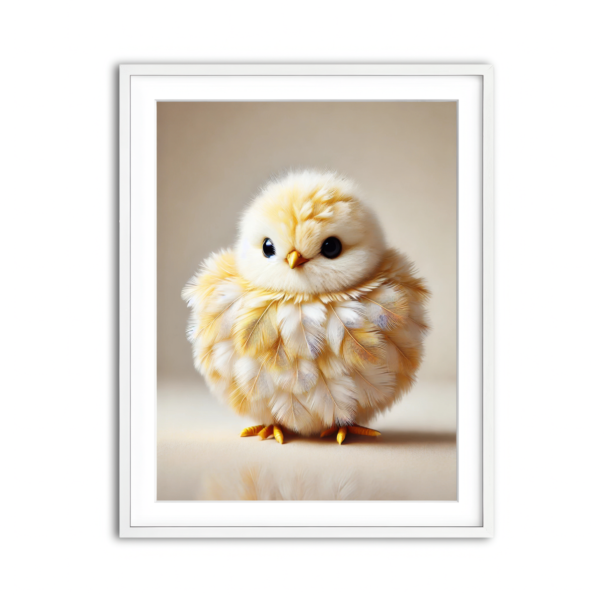 Framed Print 3x4 White