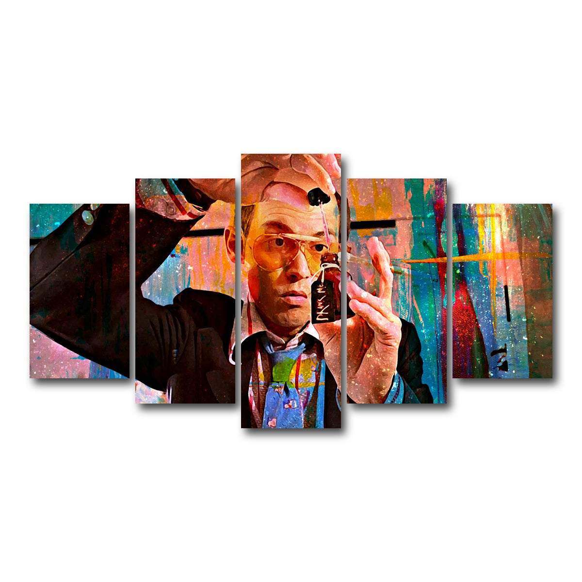 AUTO-MOCKUP WHITE | Adrenochrome | 5 Piece | Gallery Wrap Canvas | group=5_normal
