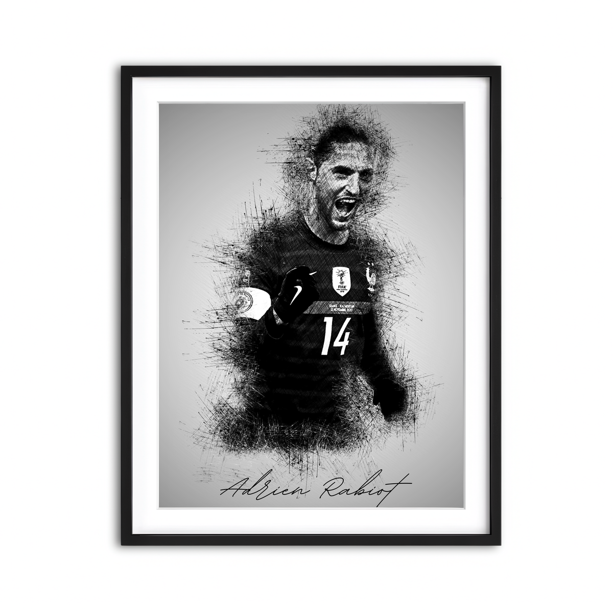 Framed Print 3x4 Black