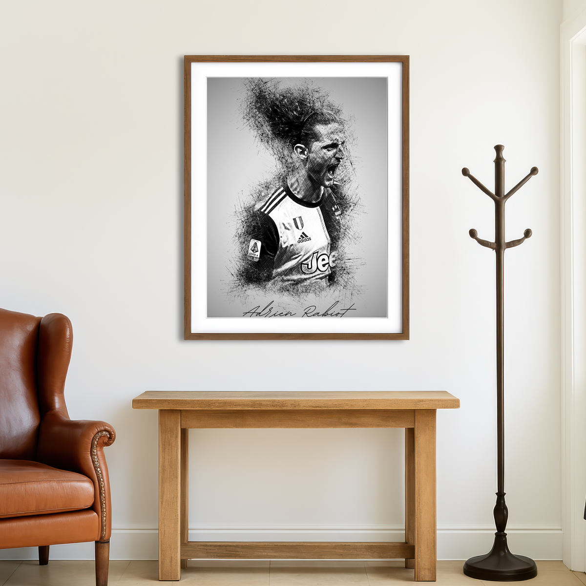 AUTO-MOCKUP ROOM | Adrien Rabiot Wall Art