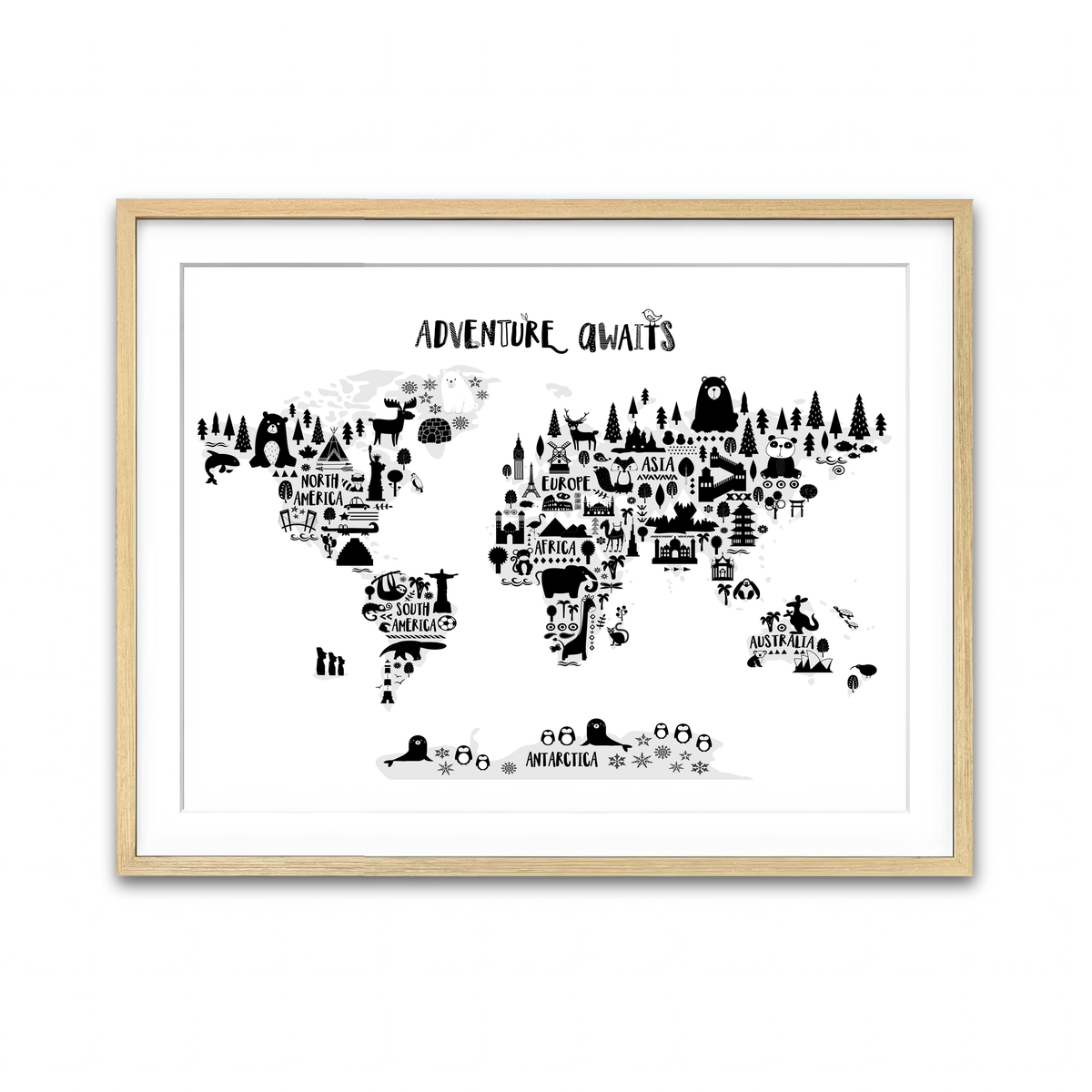 Framed Print 4x3 Natural