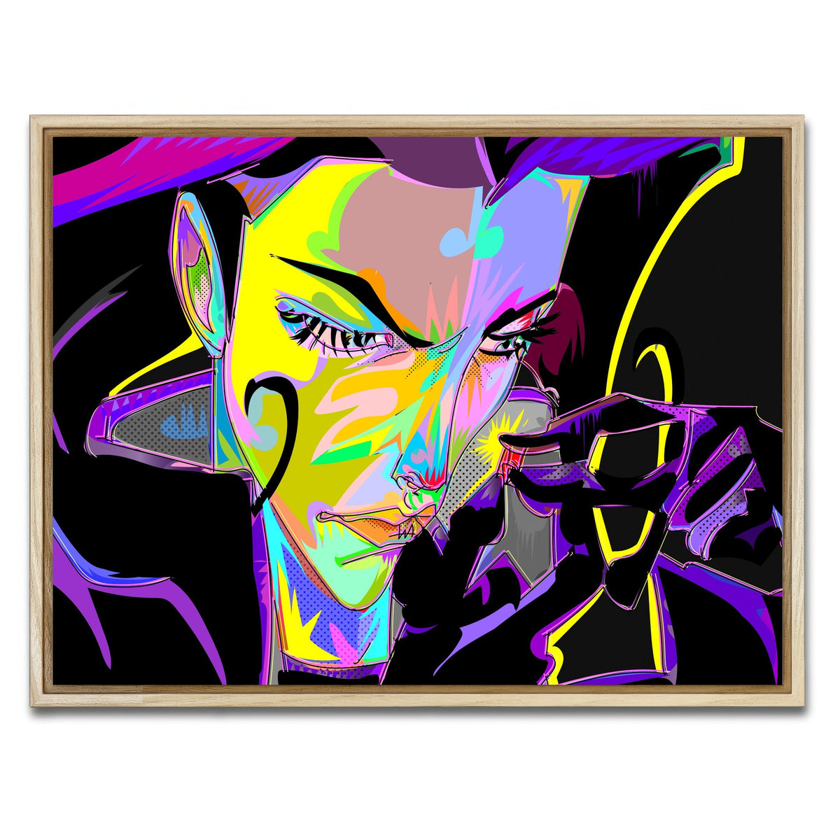 AUTO-MOCKUP WHITE | Aeon Flux | 1 Piece | Natural Framed Canvas | group=4x3