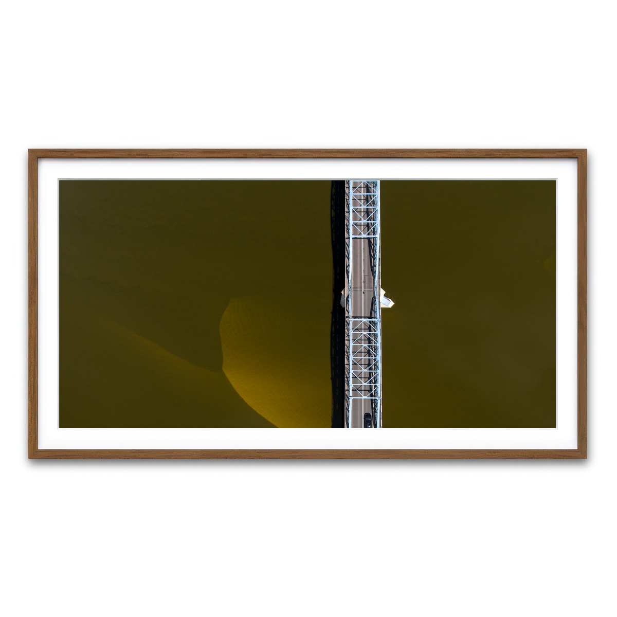 Framed Print 2x1 Walnut