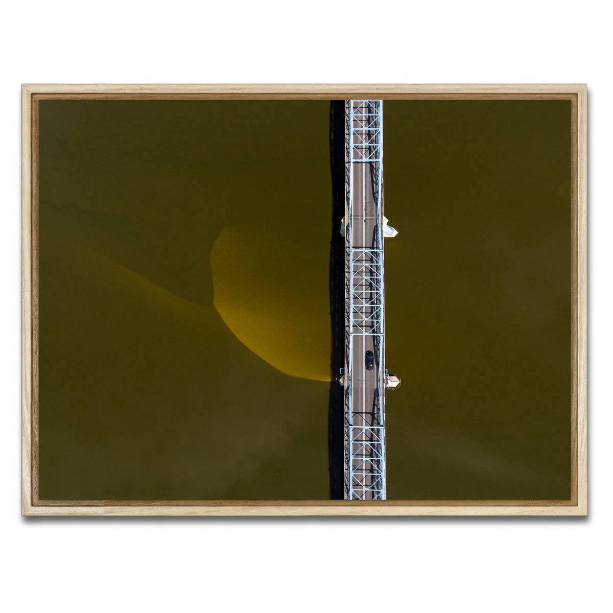 AUTO-MOCKUP WHITE | Aerial Bridge | 1 Piece | Natural Framed Canvas | group=4x3