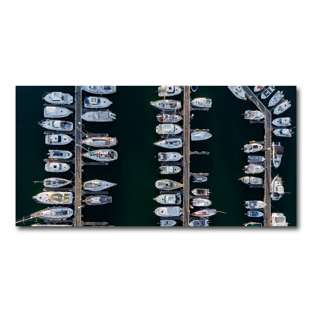 AUTO-MOCKUP WHITE | Aerial Marina | 1 Piece | Gallery Wrap Canvas | group=2x1