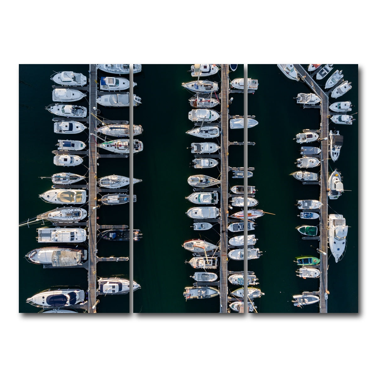 AUTO-MOCKUP WHITE | Aerial Marina | 3 Piece | Gallery Wrap Canvas | group=8x18
