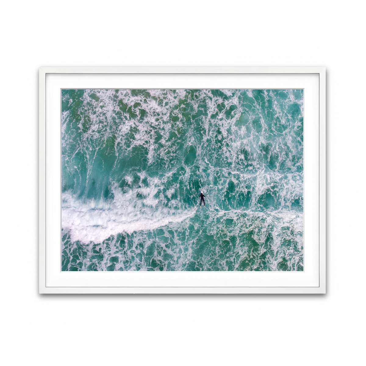 Framed Print 4x3 White