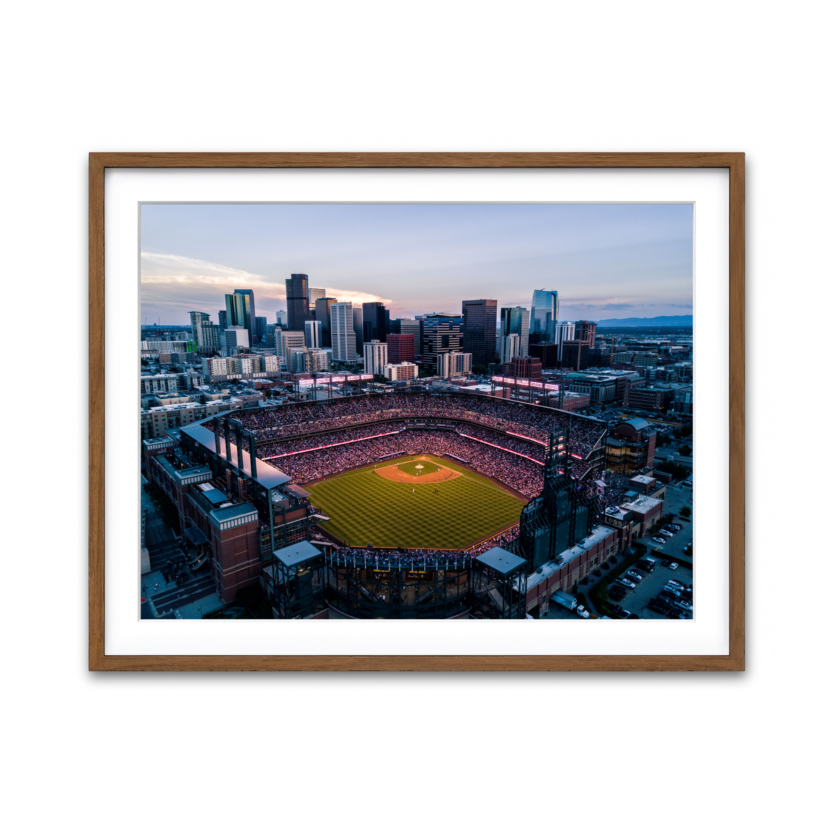 Framed Print 4x3 Walnut