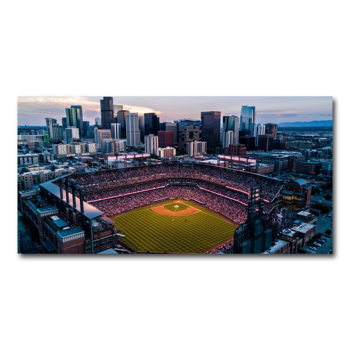 AUTO-MOCKUP WHITE | Aerial of Coors Field | 1 Piece | Gallery Wrap Canvas | group=2x1