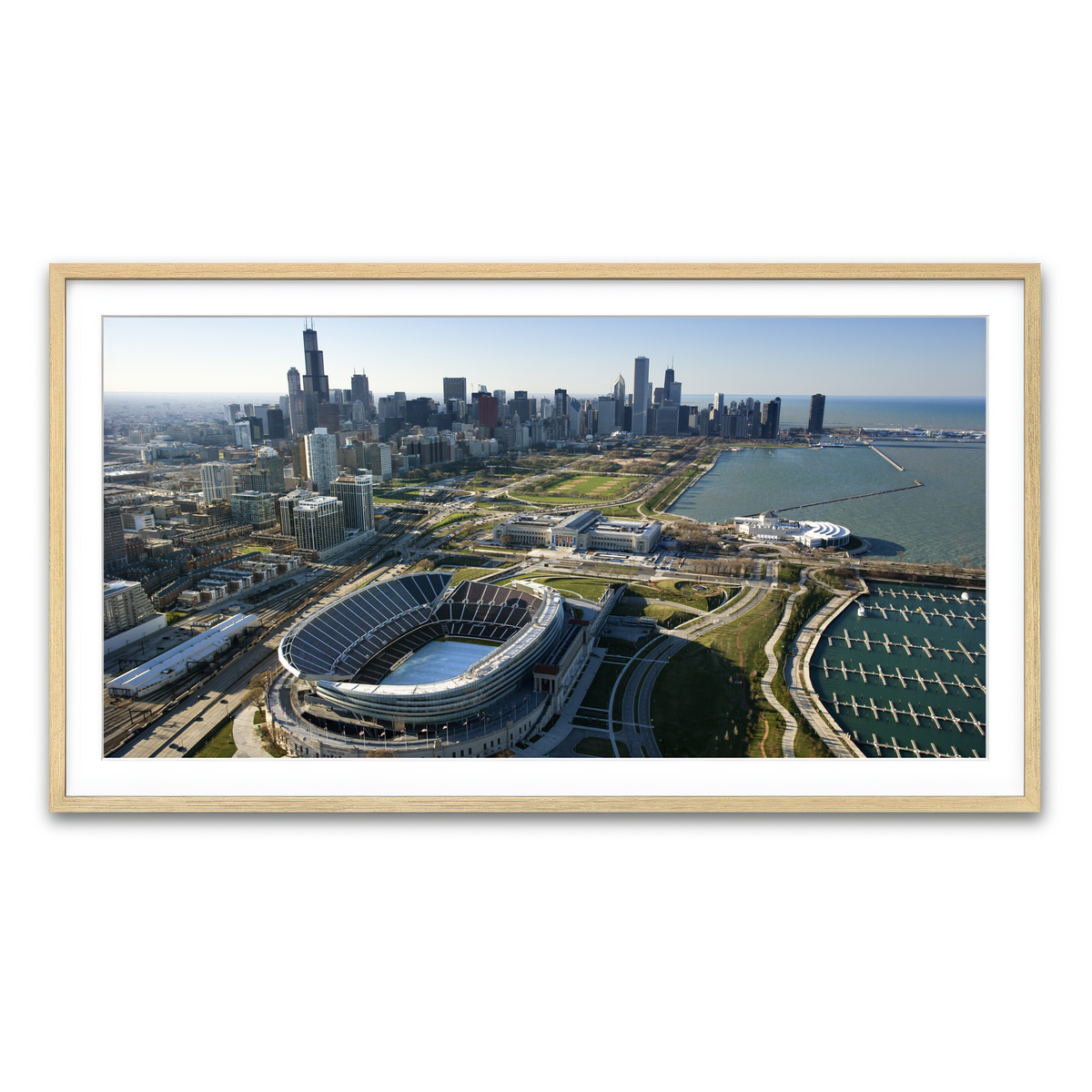 Framed Print 2x1 Natural