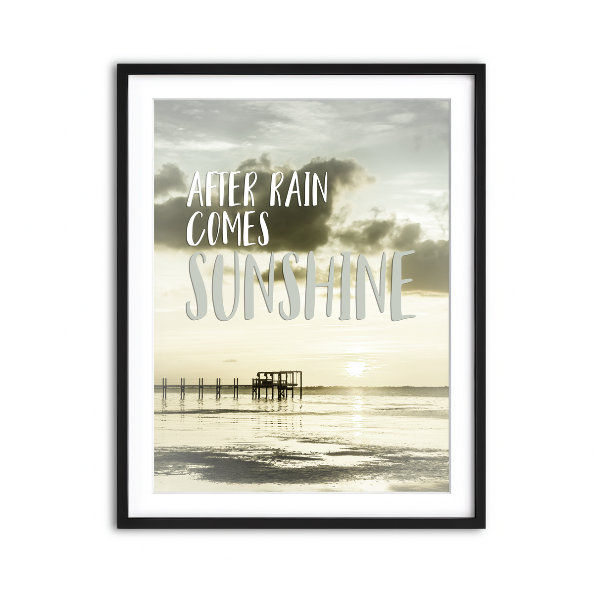 Framed Print 3x4 Black