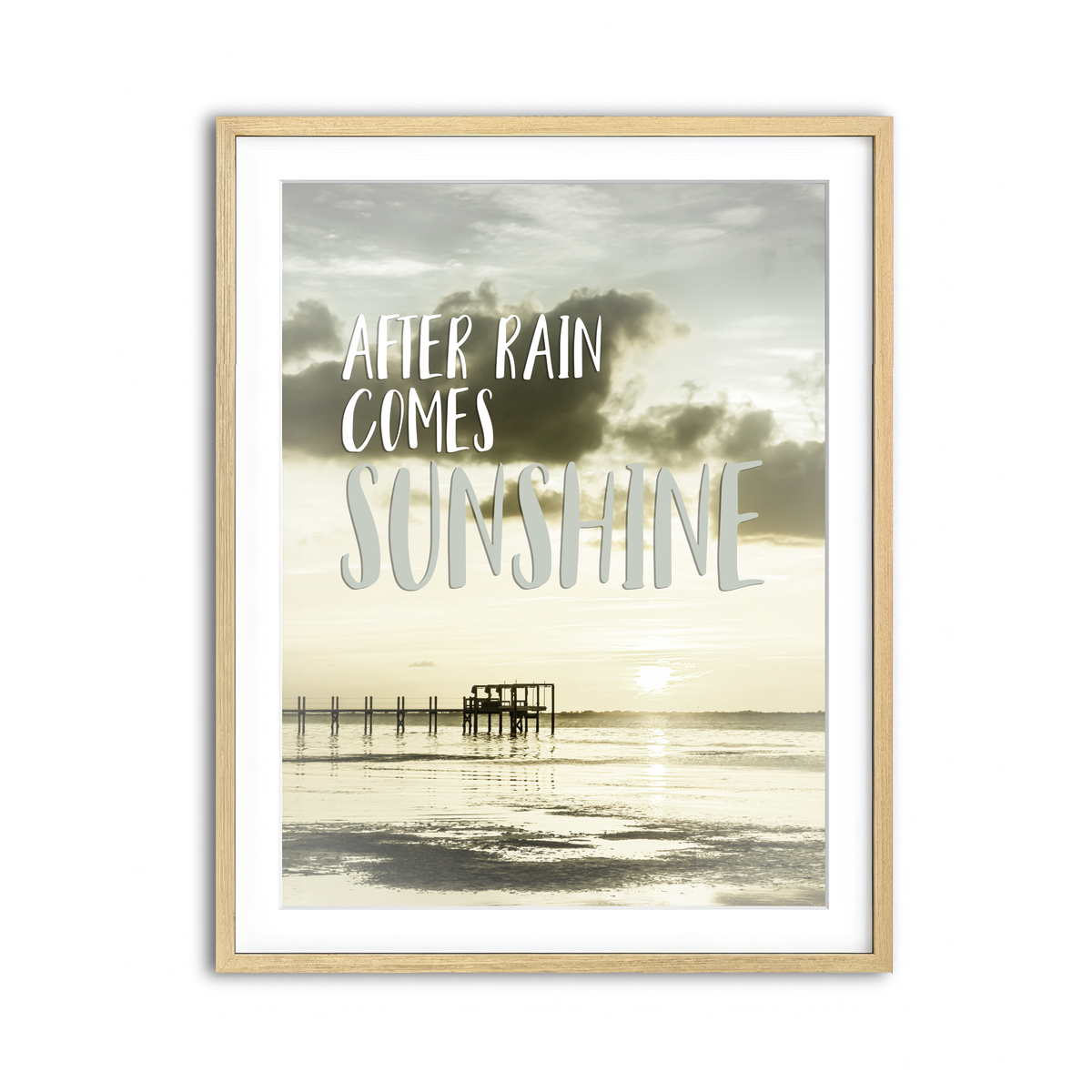 Framed Print 3x4 Natural