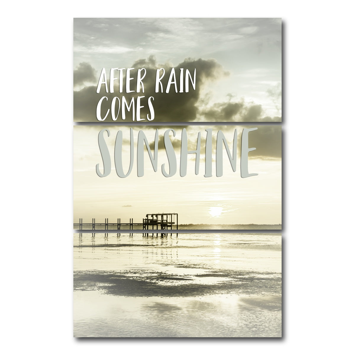AUTO-MOCKUP WHITE | After rain comes sunshine | 3 Piece | Gallery Wrap Canvas | group=12x24_stacked