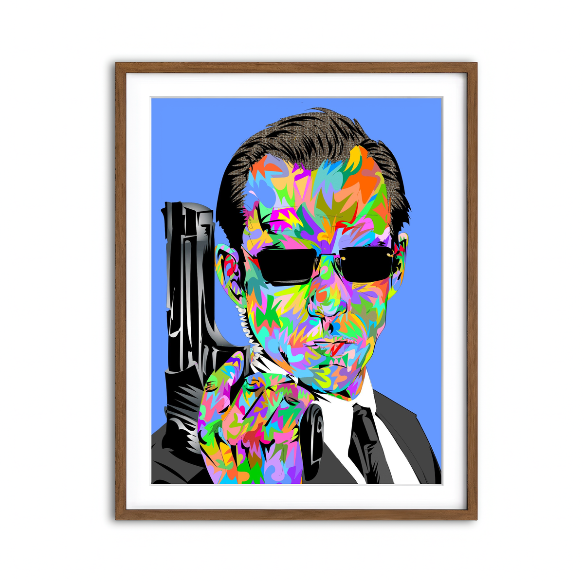 Framed Print 3x4 Walnut