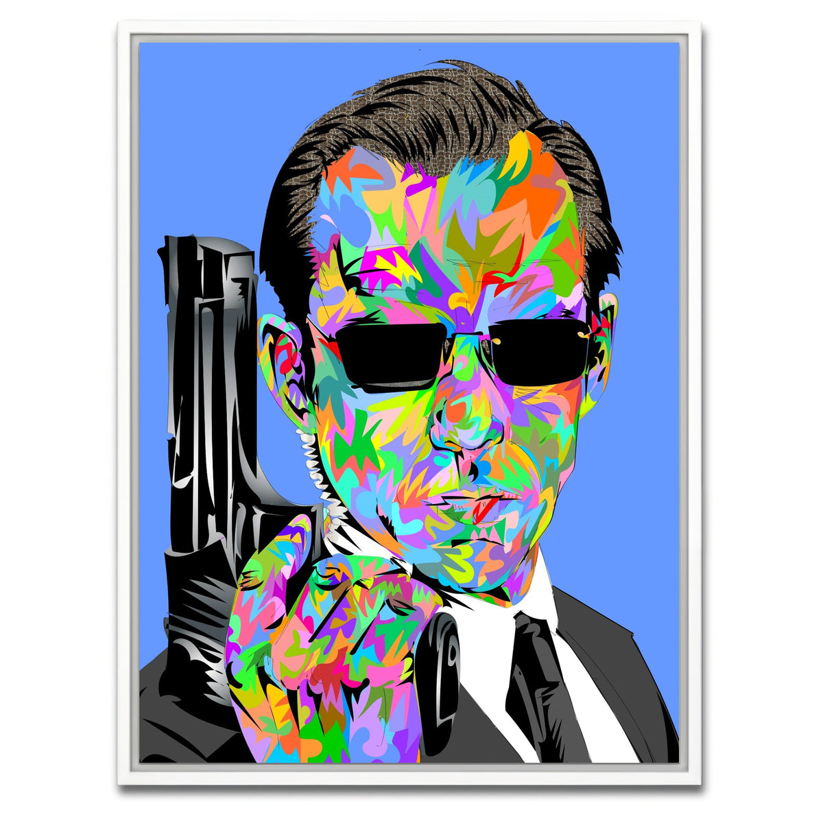 AUTO-MOCKUP WHITE | Agent Smith | 1 Piece | White Framed Canvas | group=3x4