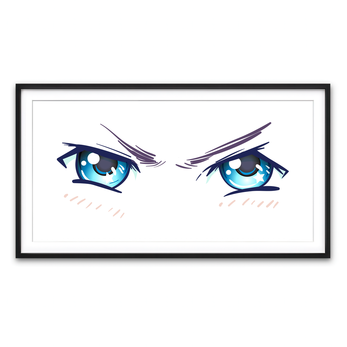 Framed Print 2x1 Black