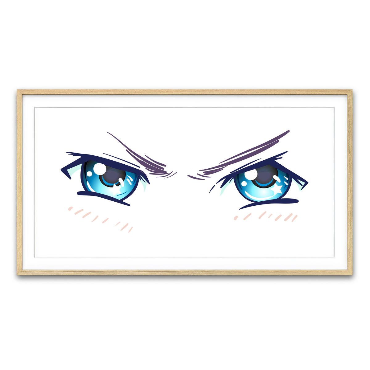 Framed Print 2x1 Natural