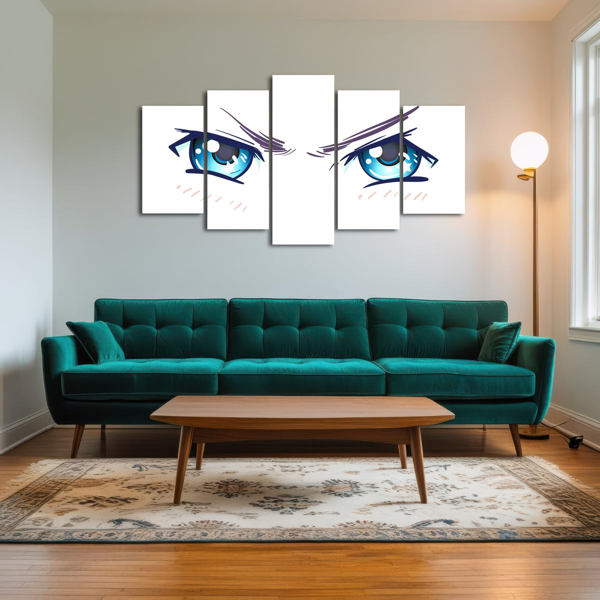AUTO-MOCKUP ROOM | Aggressive Anime Eyes