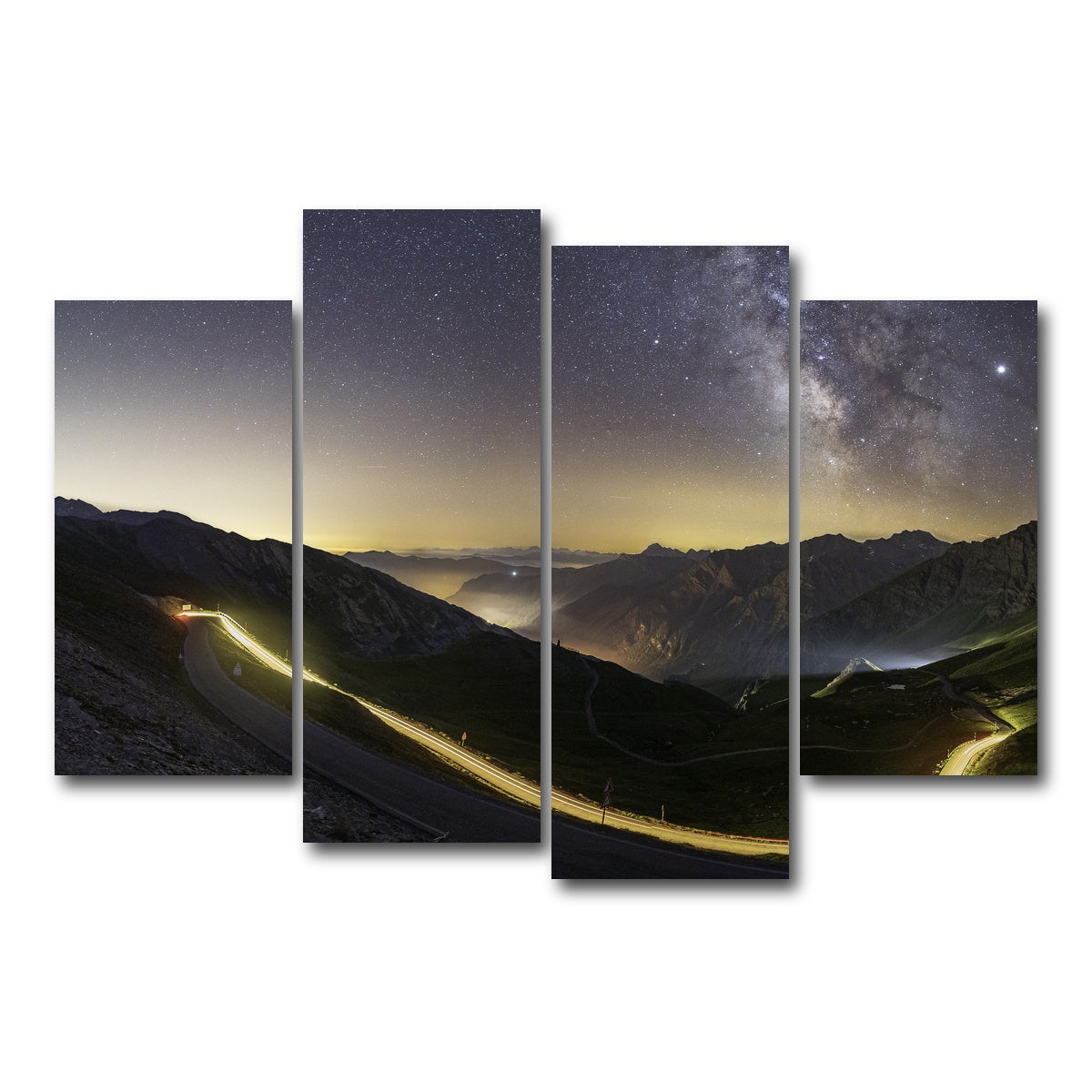 AUTO-MOCKUP WHITE | Agnel Pass | 4 Piece | Gallery Wrap Canvas | group=4_short