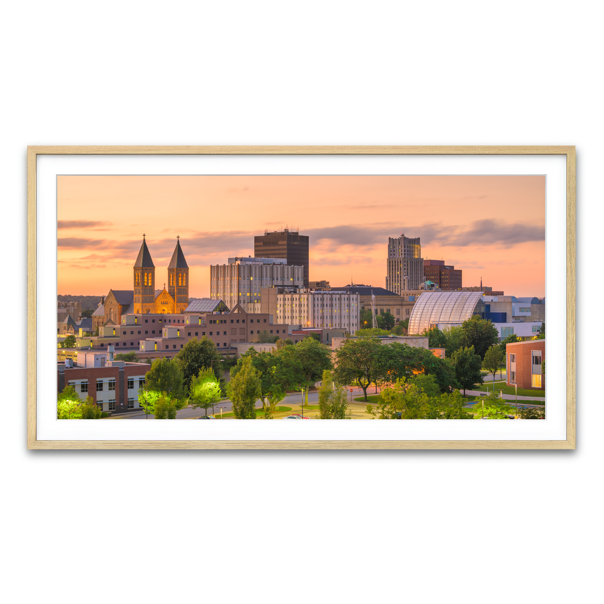 Framed Print 2x1 Natural