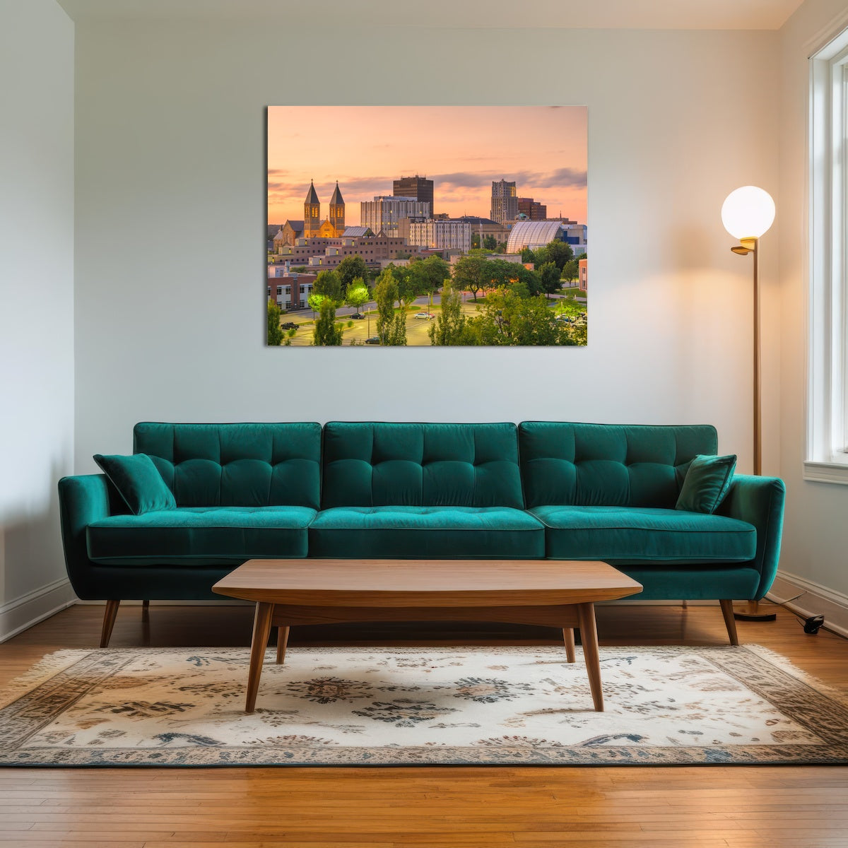 AUTO-MOCKUP ROOM | Akron Downtown Skyline