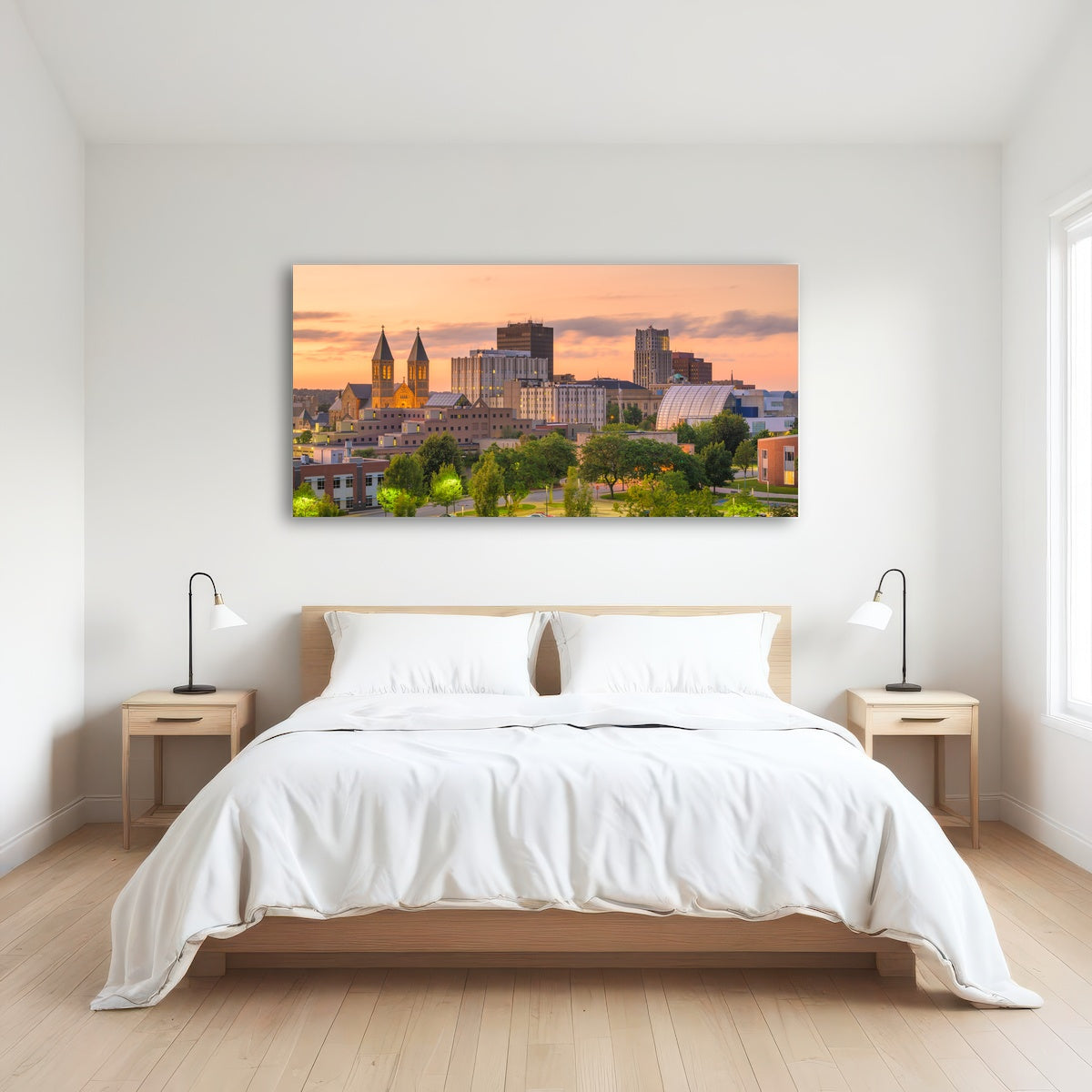 AUTO-MOCKUP ROOM | Akron Downtown Skyline