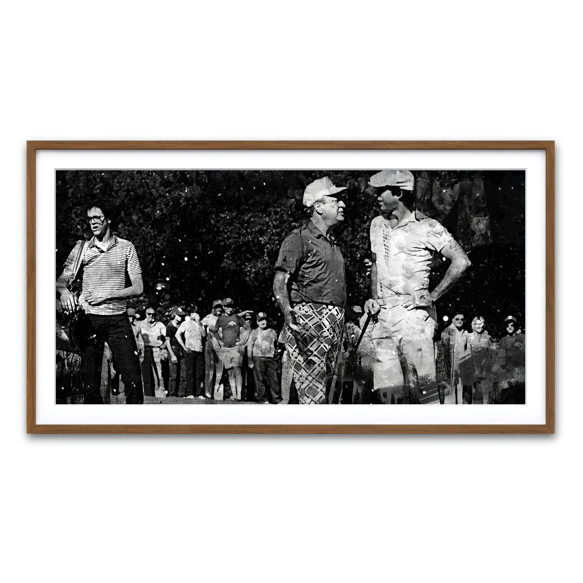 Framed Print 2x1 Walnut