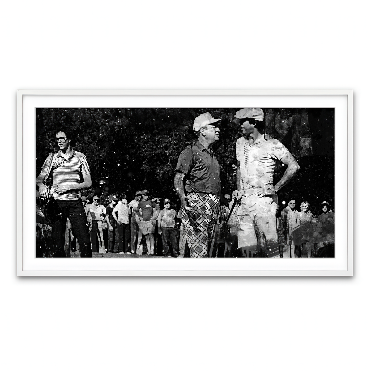 Framed Print 2x1 White