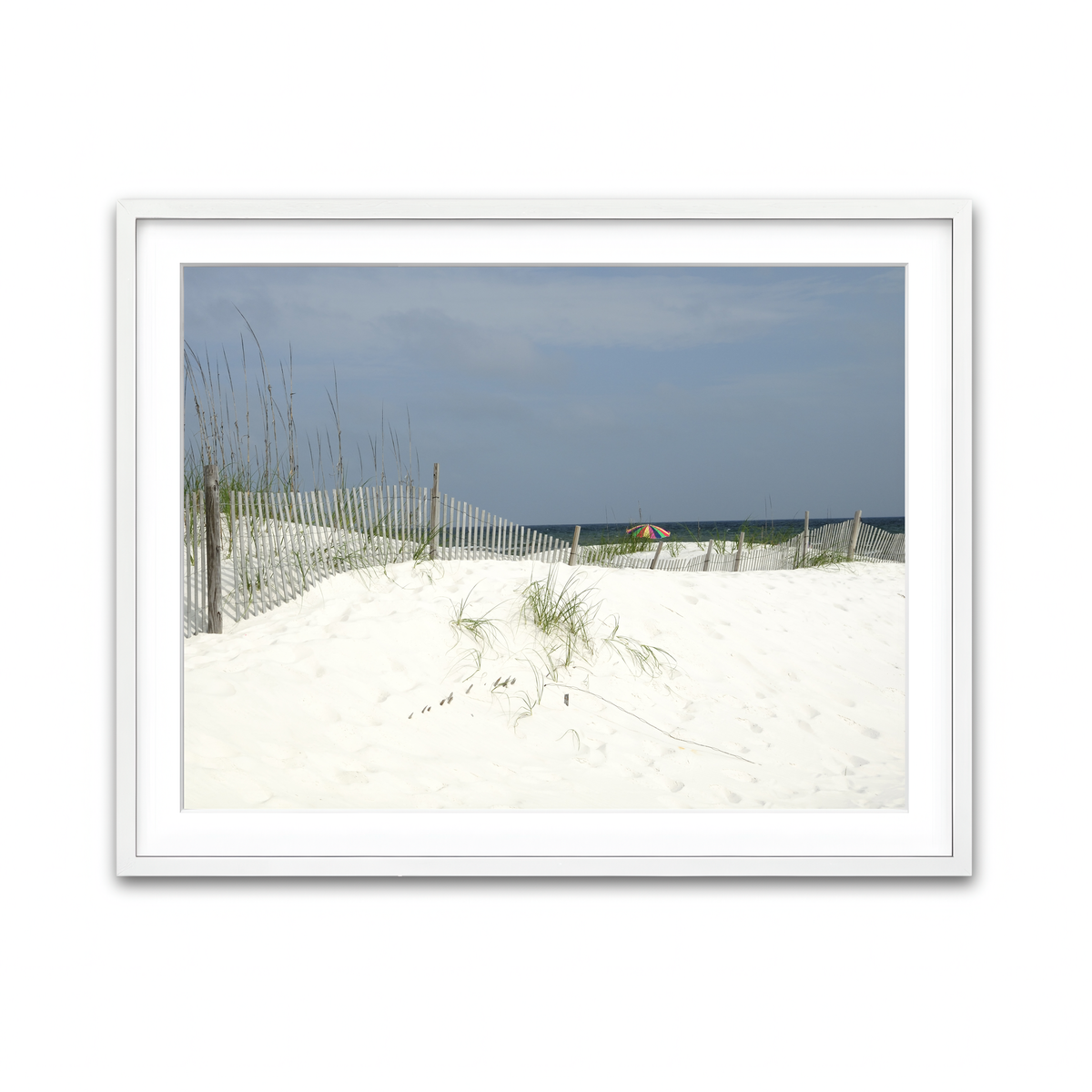 Framed Print 4x3 White