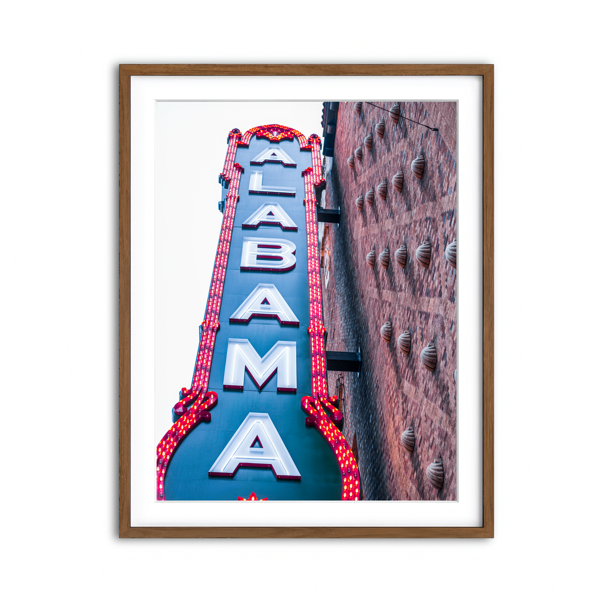 Framed Print 3x4 Walnut