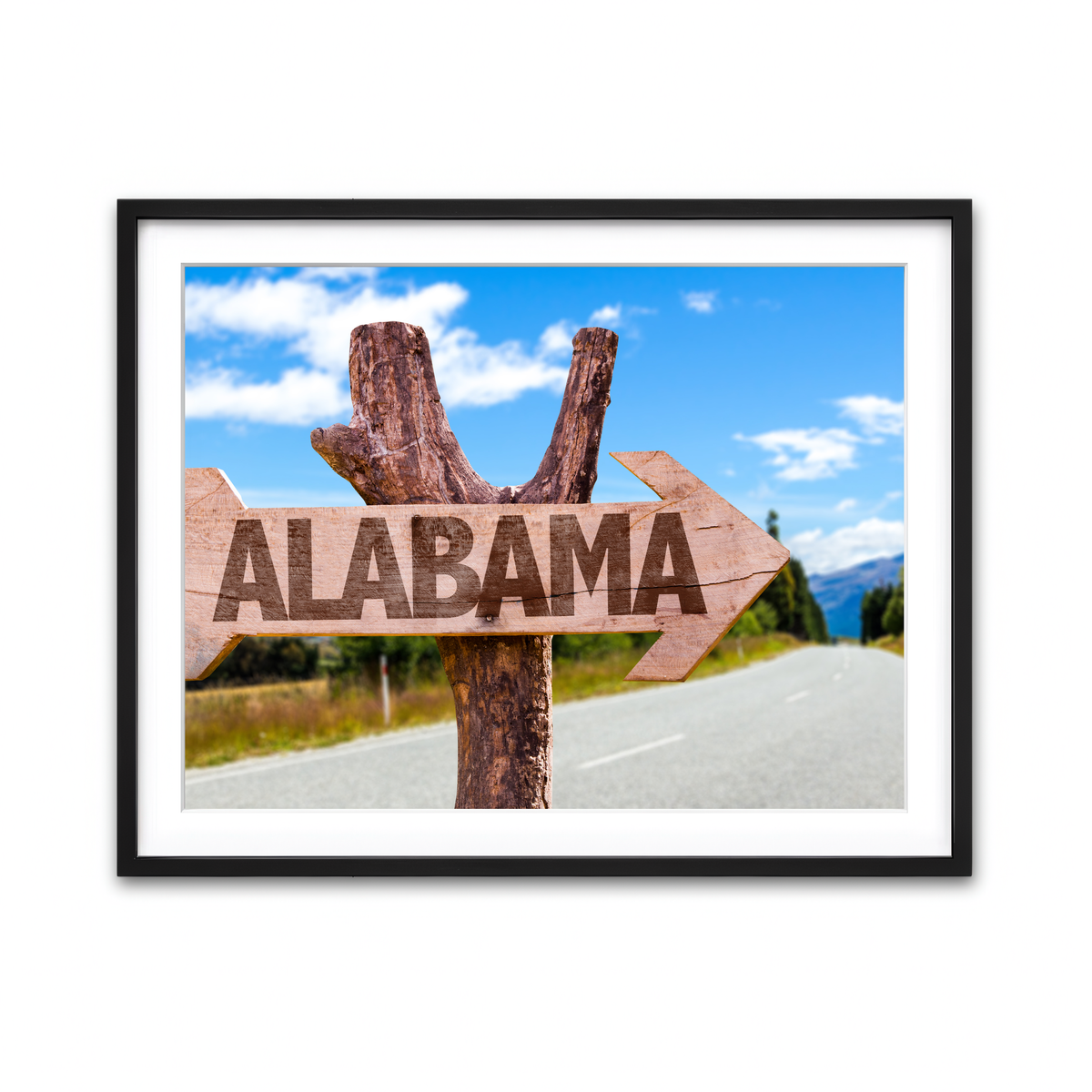 Framed Print 4x3 Black