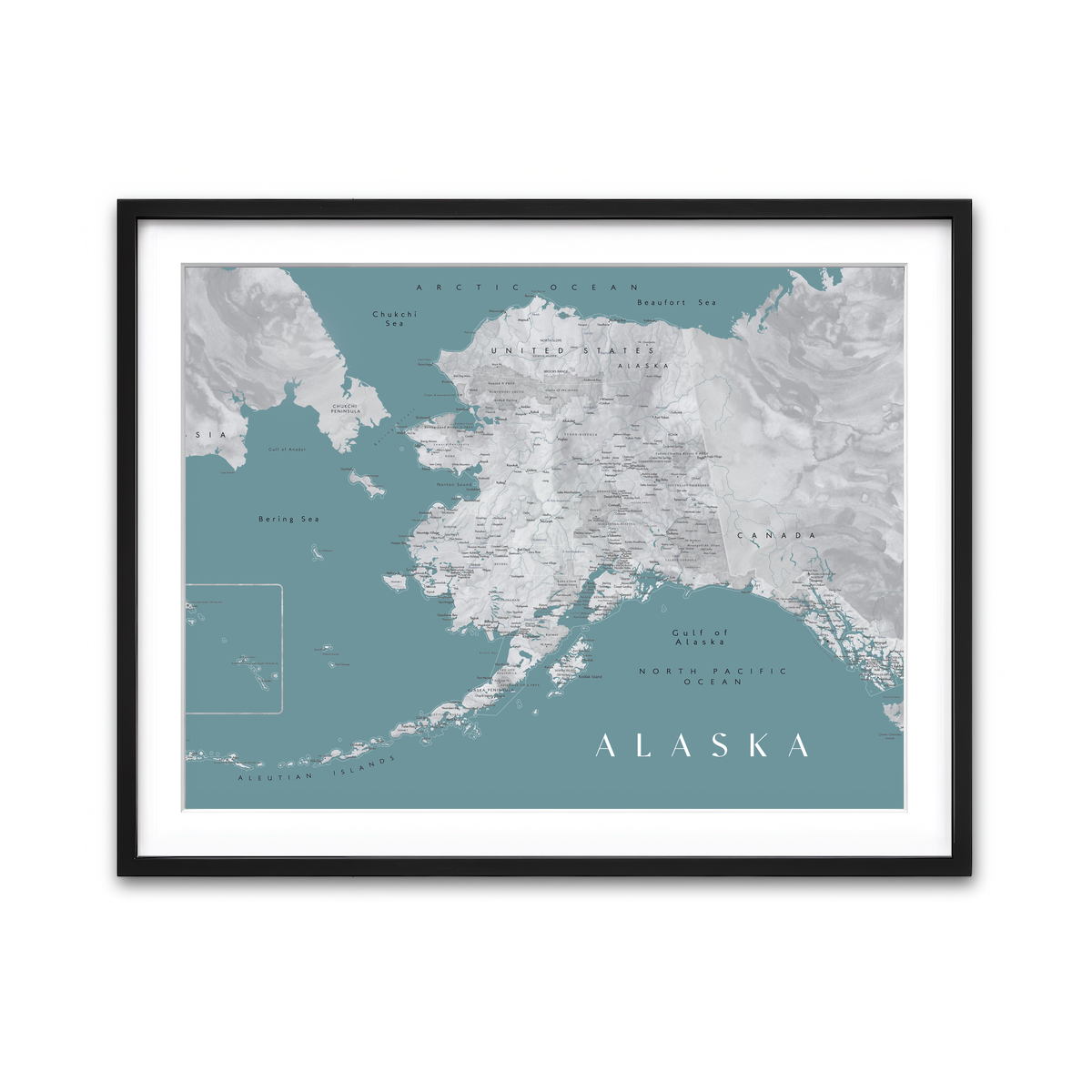 Framed Print 4x3 Black