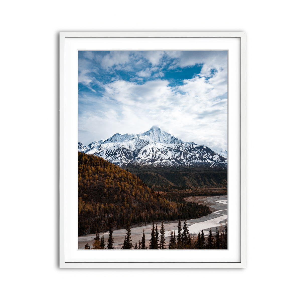 Framed Print 3x4 White