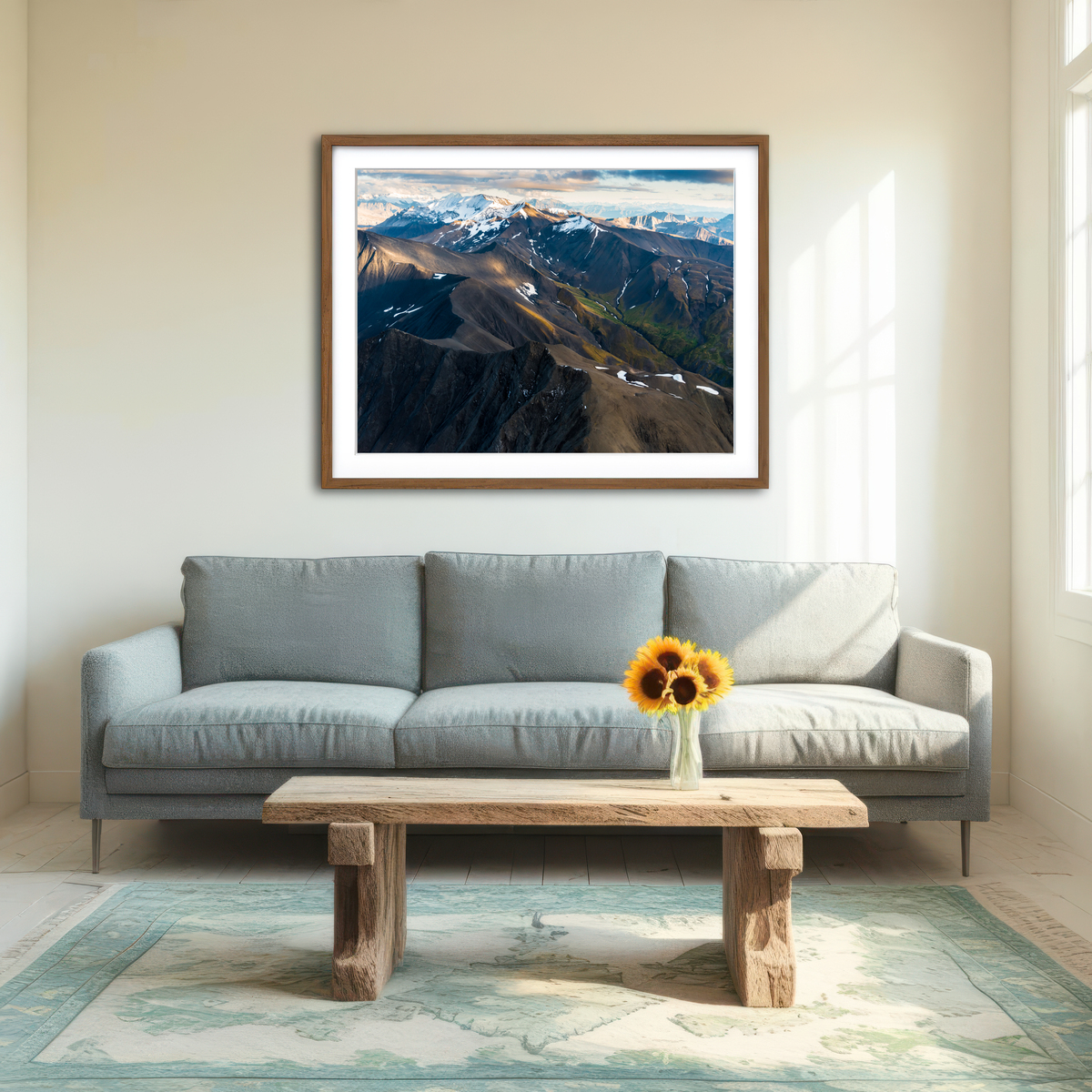 AUTO-MOCKUP ROOM | Alaskan Landscape Wall Art