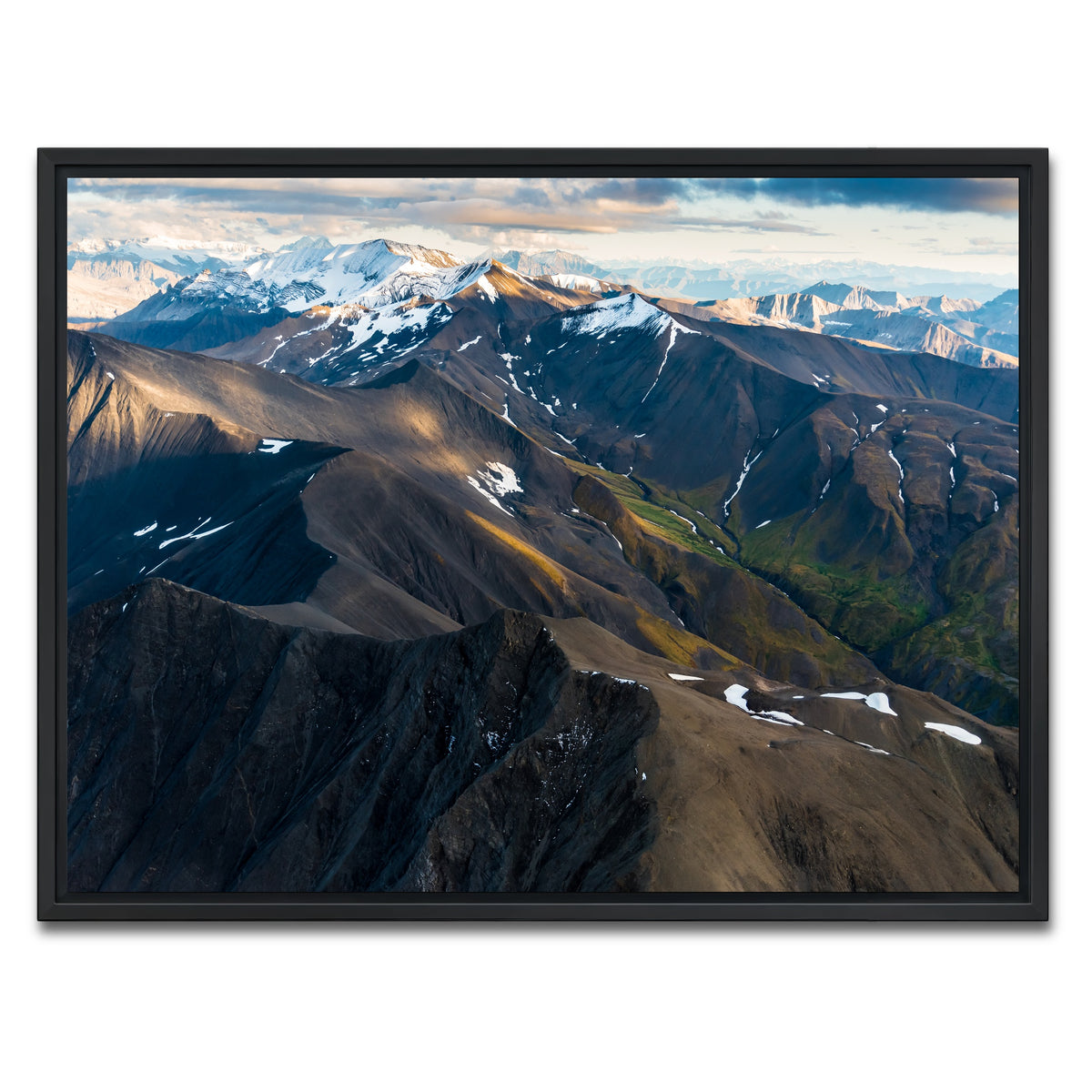 AUTO-MOCKUP WHITE | Alaskan Landscape | 1 Piece | Black Framed Canvas | group=4x3